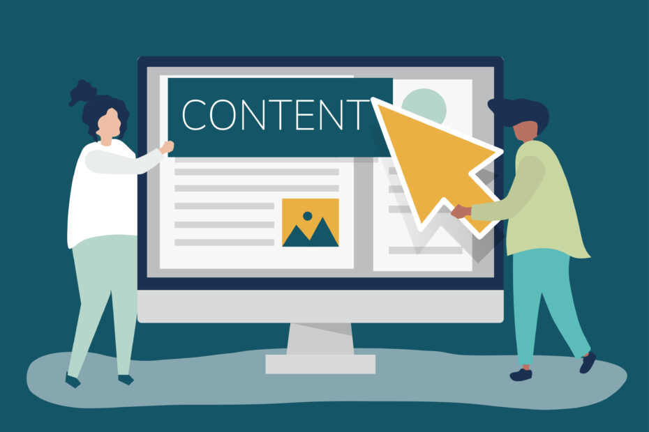 Top 5 industries for the creation of content